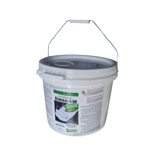 Kemseal KS-80 Liquid Silicone Membrane Roof Repair Grey - 9.5L AU